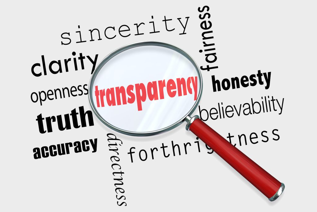 authors transparency in research reporting